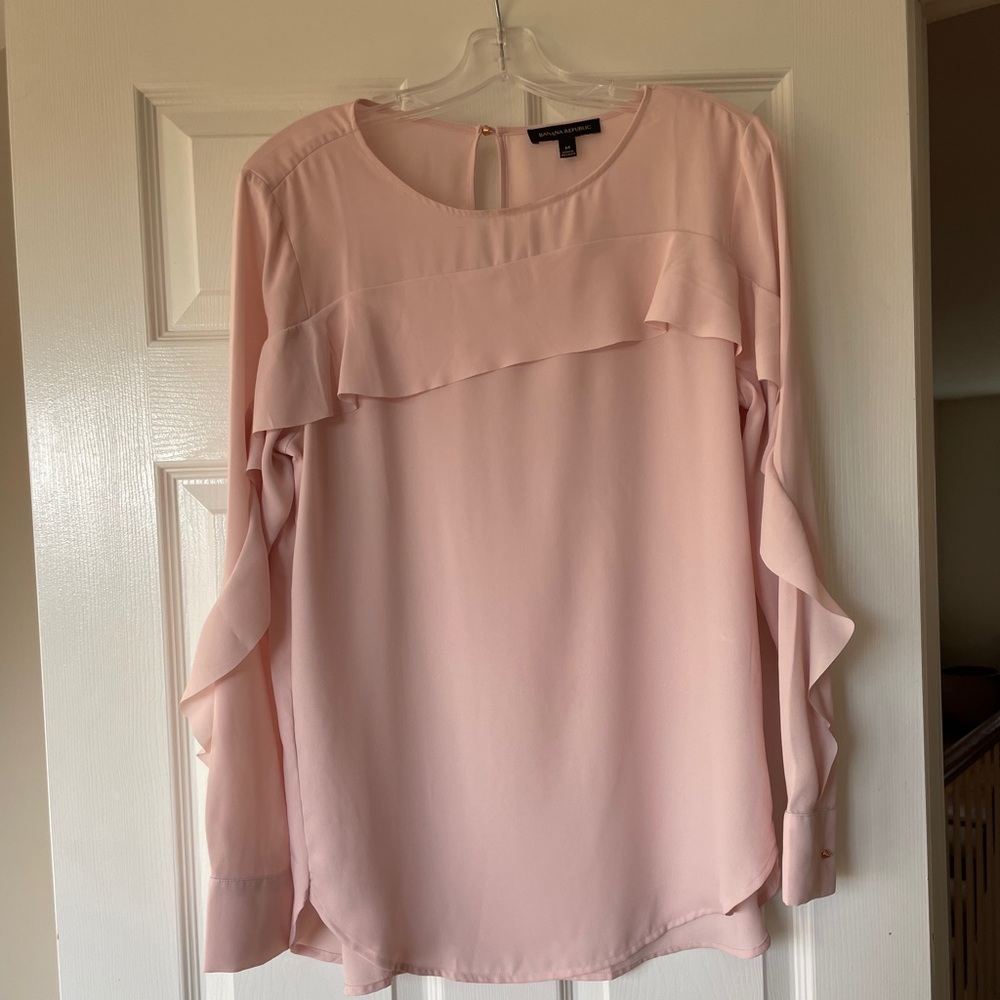Banana Republic Blouse with Ruffles